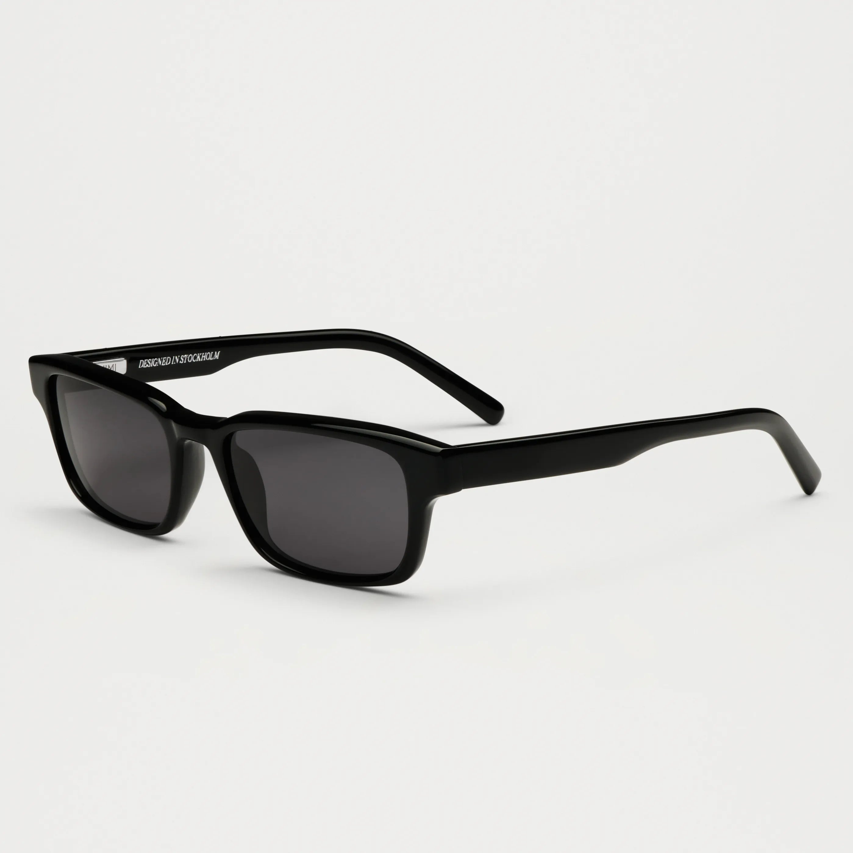 Kasi Black Sunglasses with anti-scratch lenses and adjustable Acetate material.