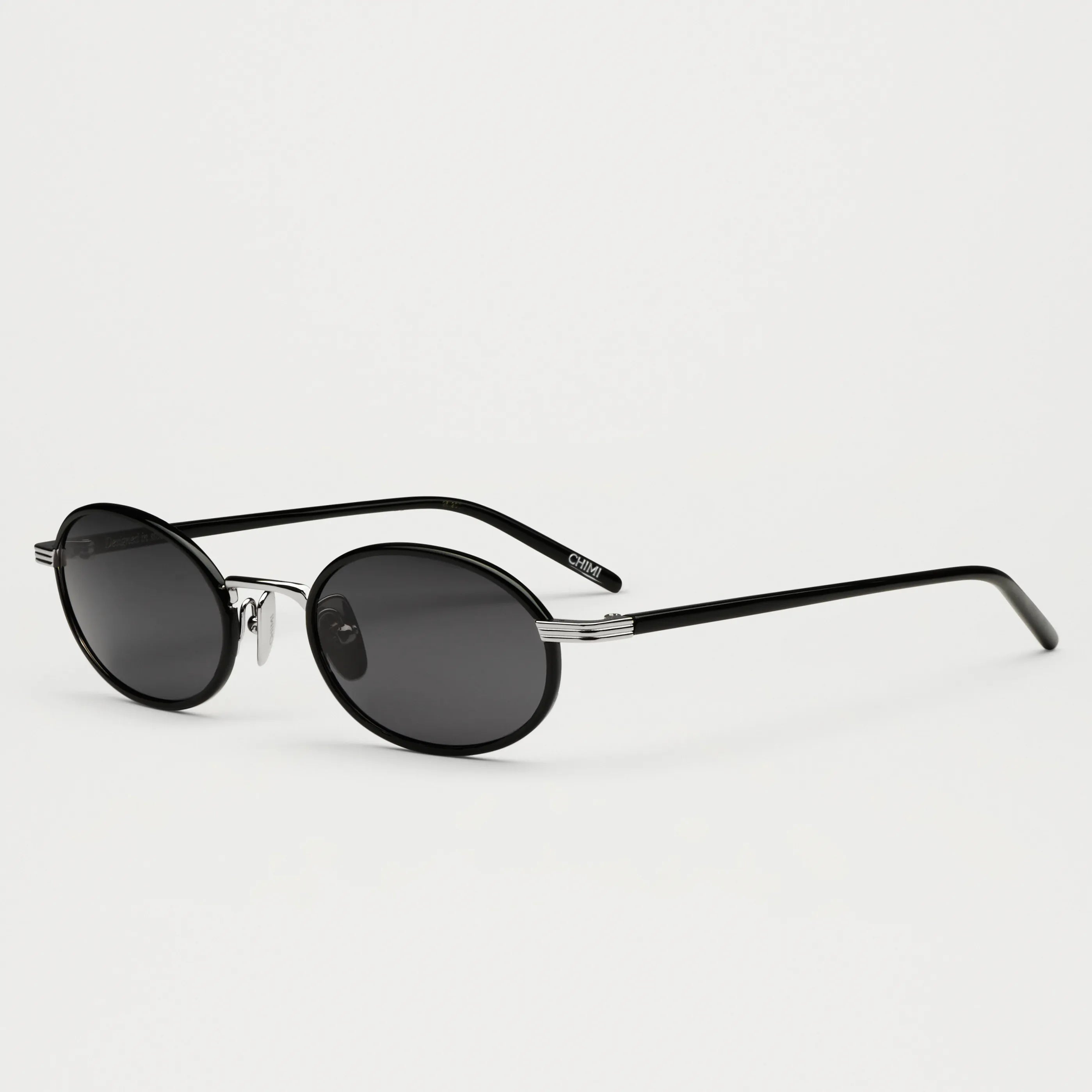 Lea Black Sunglasses featuring durable Acetate Renew™ and metal details with 100% UVA + UVB protection.