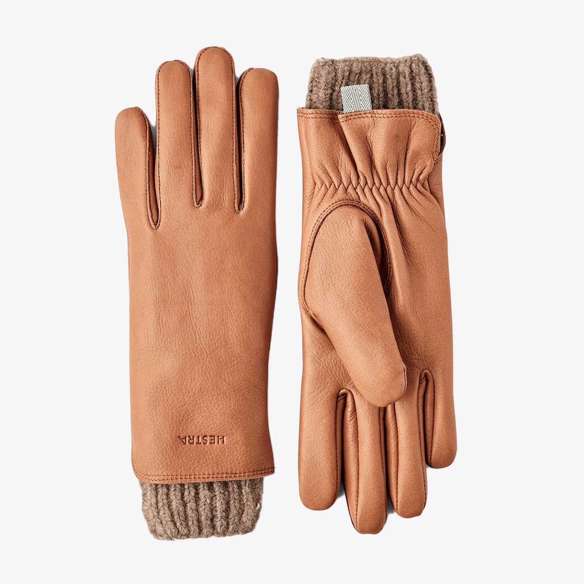 Tiril Cork Gloves by Hestra, women’s deerskin leather gloves with wool lining, perfect for autumn, spring and winter.