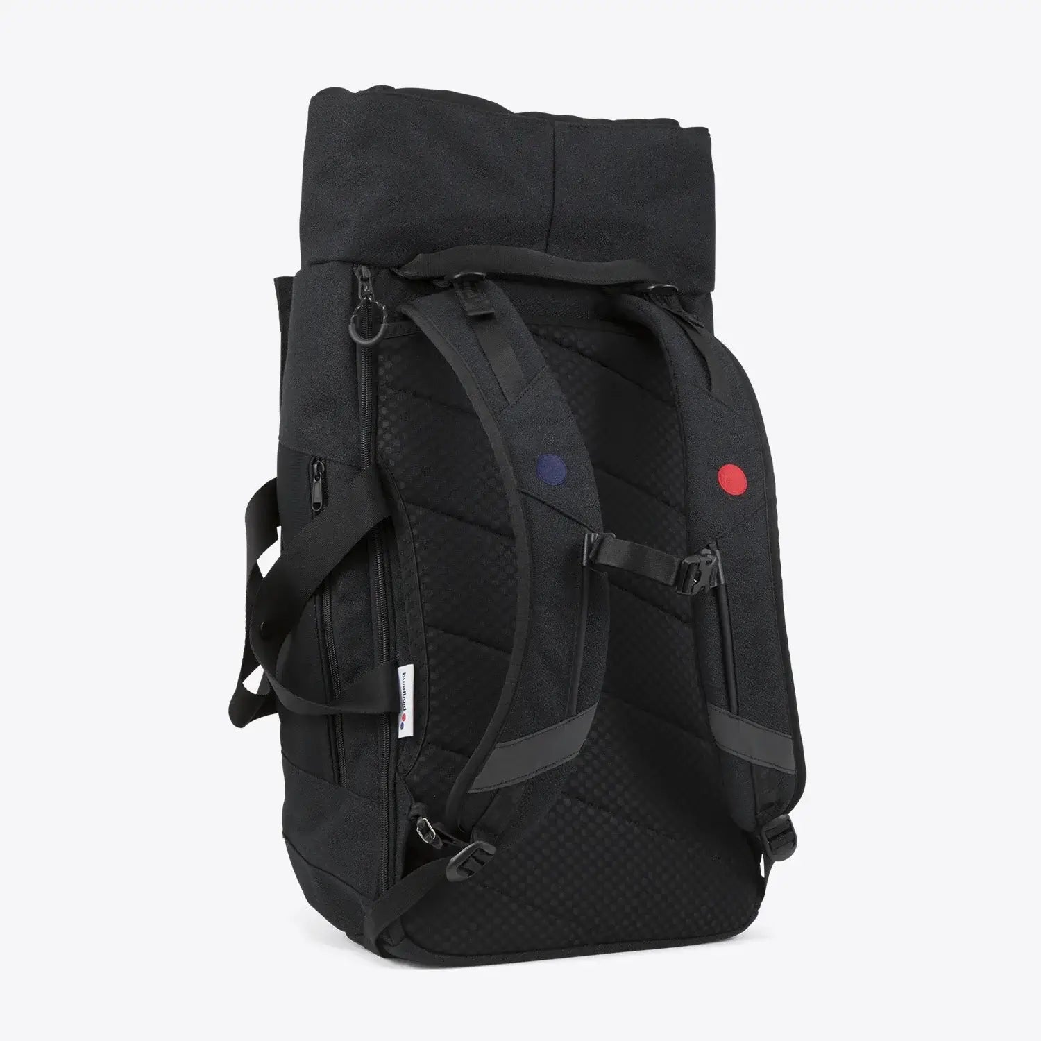 Blok Large Licorice Black Backpack with padded straps and multiple access points