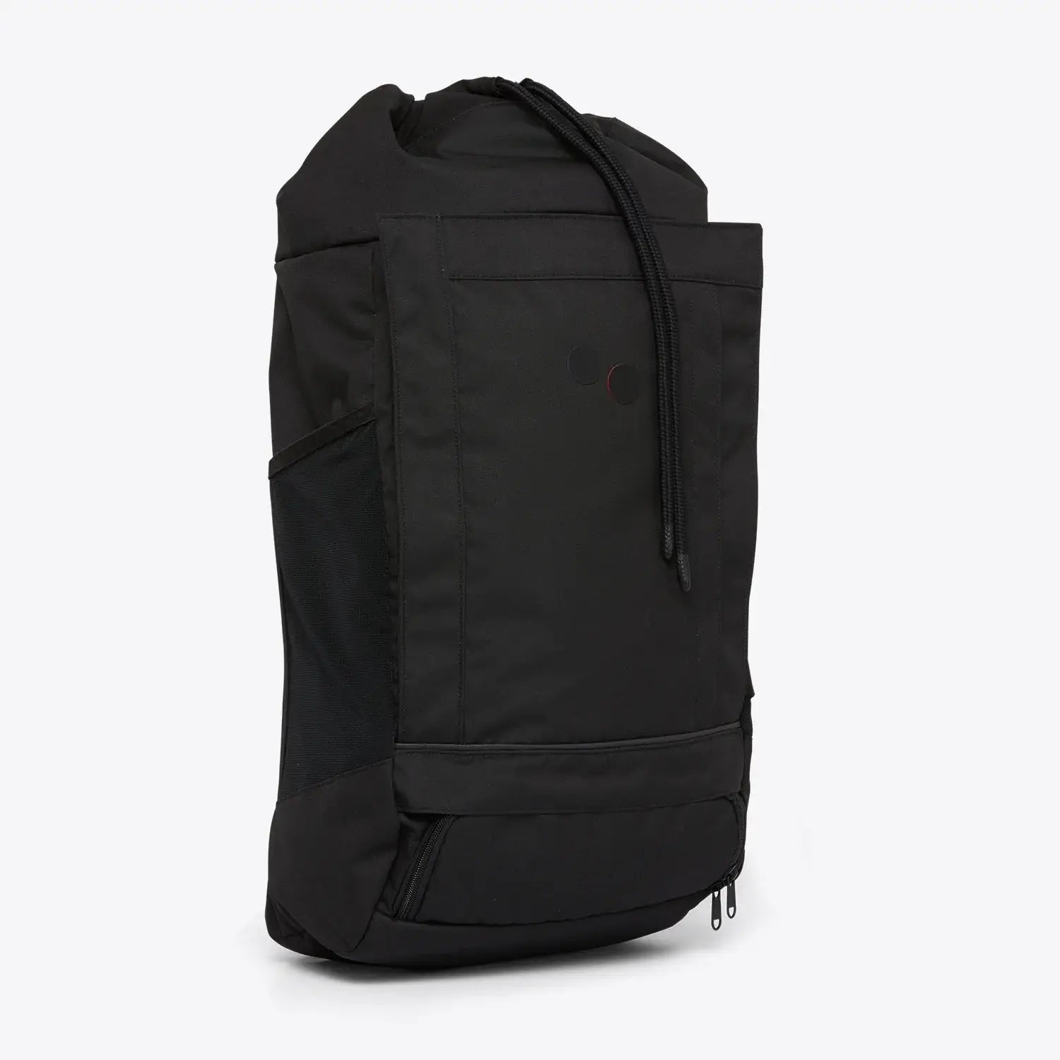 Blok Large Rooted Black Backpack with multiple access points and zippered compartments