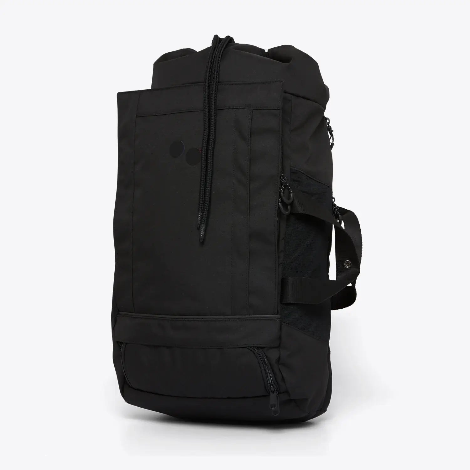 Blok Large Rooted Black Backpack with water repellent design and multiple access points