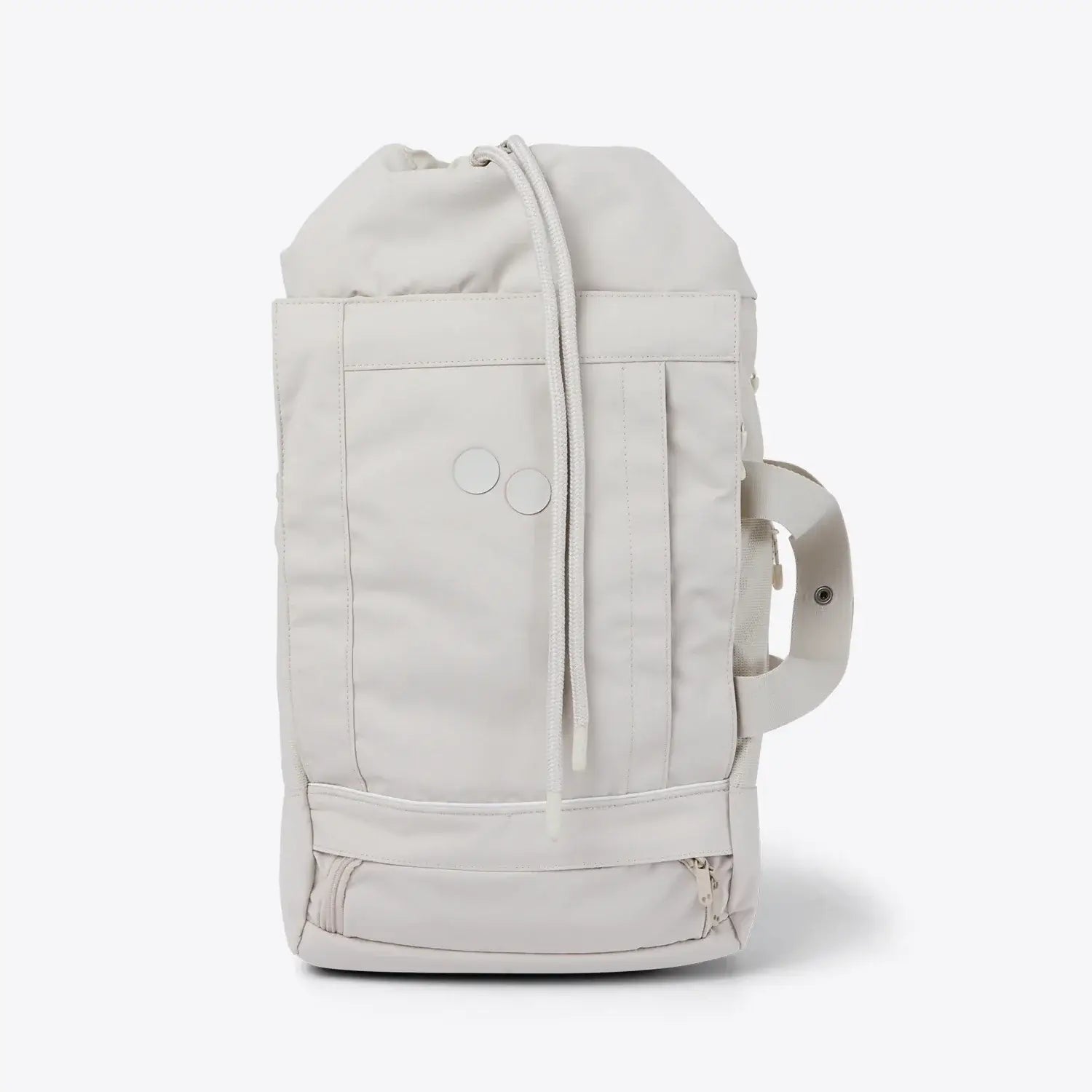Blok Medium Cliff Beige Backpack with multiple storage compartments and durable water repellent material.