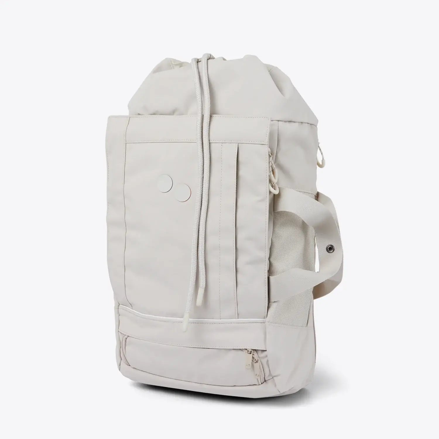 Blok Medium Cliff Beige Backpack with multiple access points and padded laptop compartment.