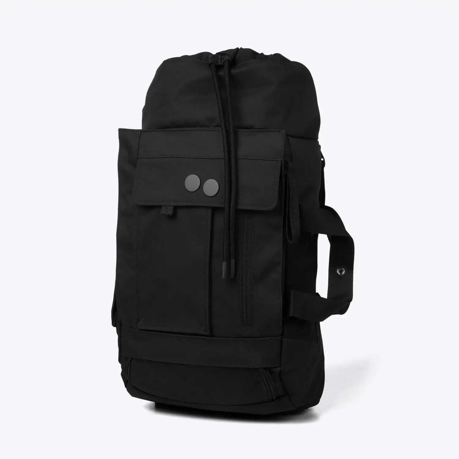 Blok Medium Construct Black Backpack with multiple storage compartments and durable design.