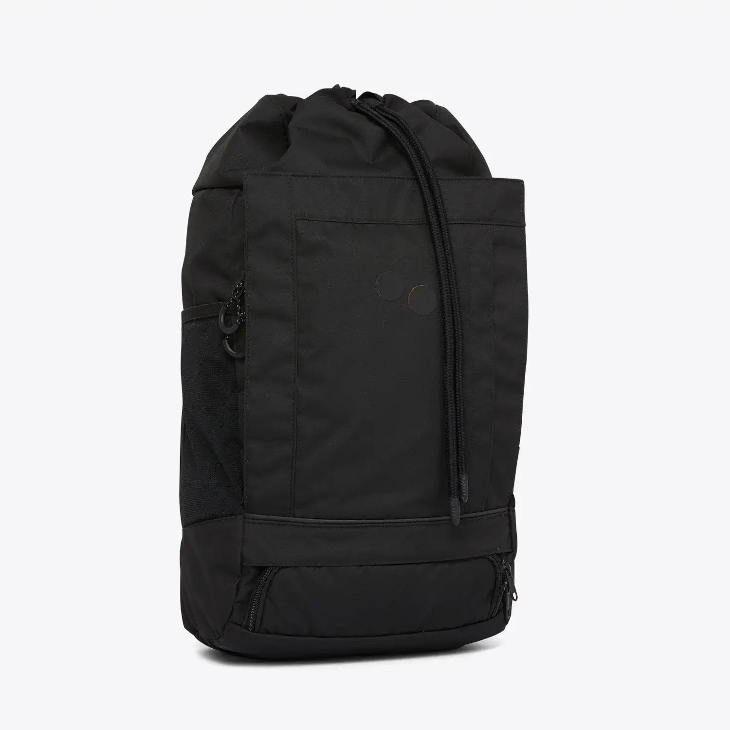 Blok Medium Rooted Black Backpack with durable fabric and multiple compartments for easy access.