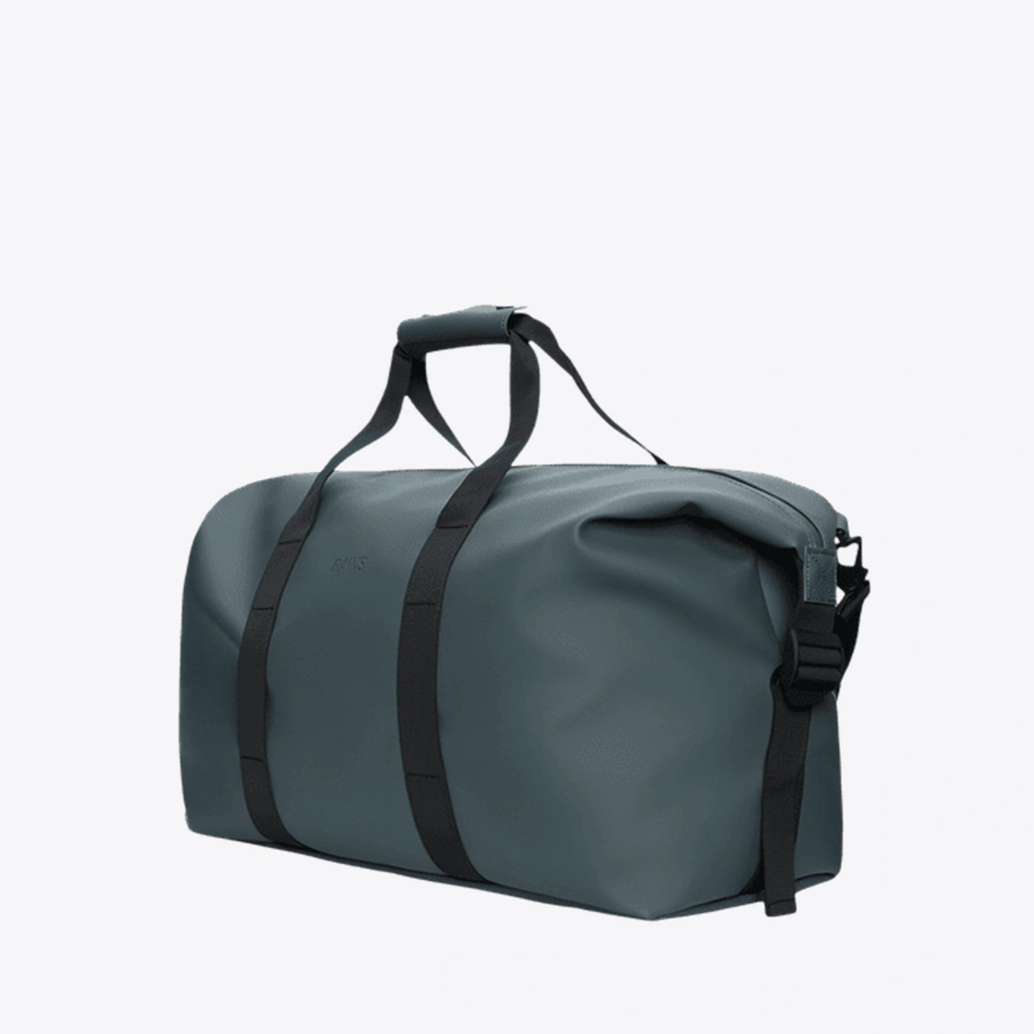 Weekend Bag Dark Grey - waterproof design with large compartment and adjustable strap.