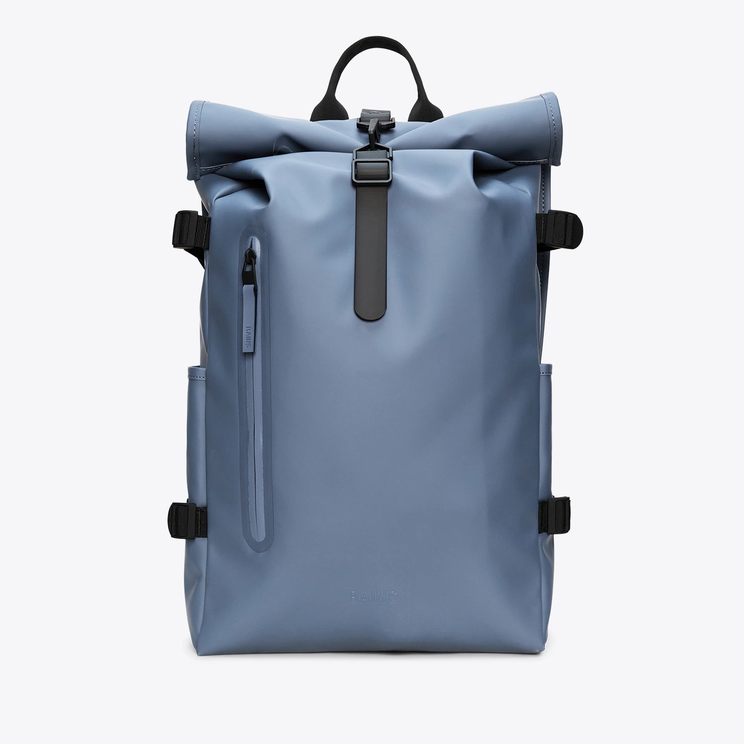 Rolltop Rucksack Large Blue Dusk Backpack with waterproof zippers and roll-top closure