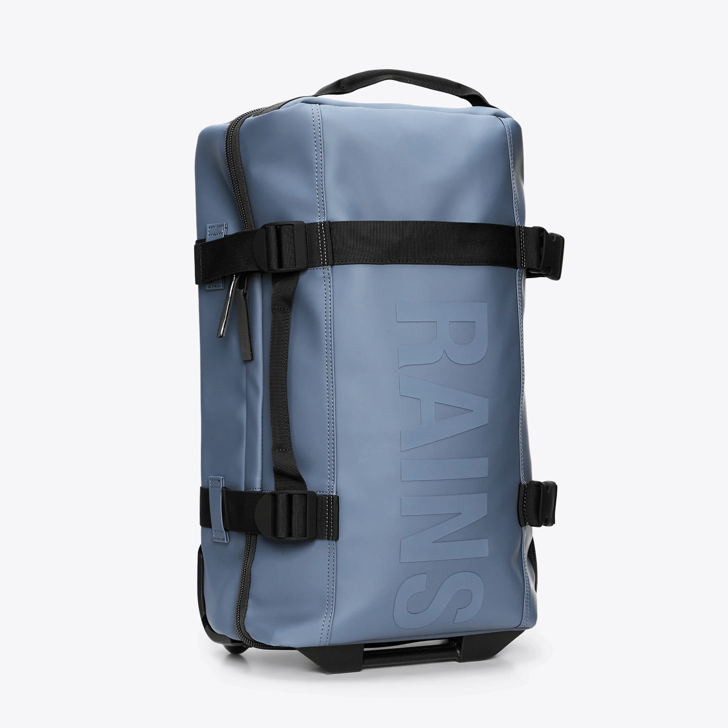 Texel Cabin Bag Small Blue Dusk Suitcase in stylish blue, ideal for cabin luggage with adjustable straps.