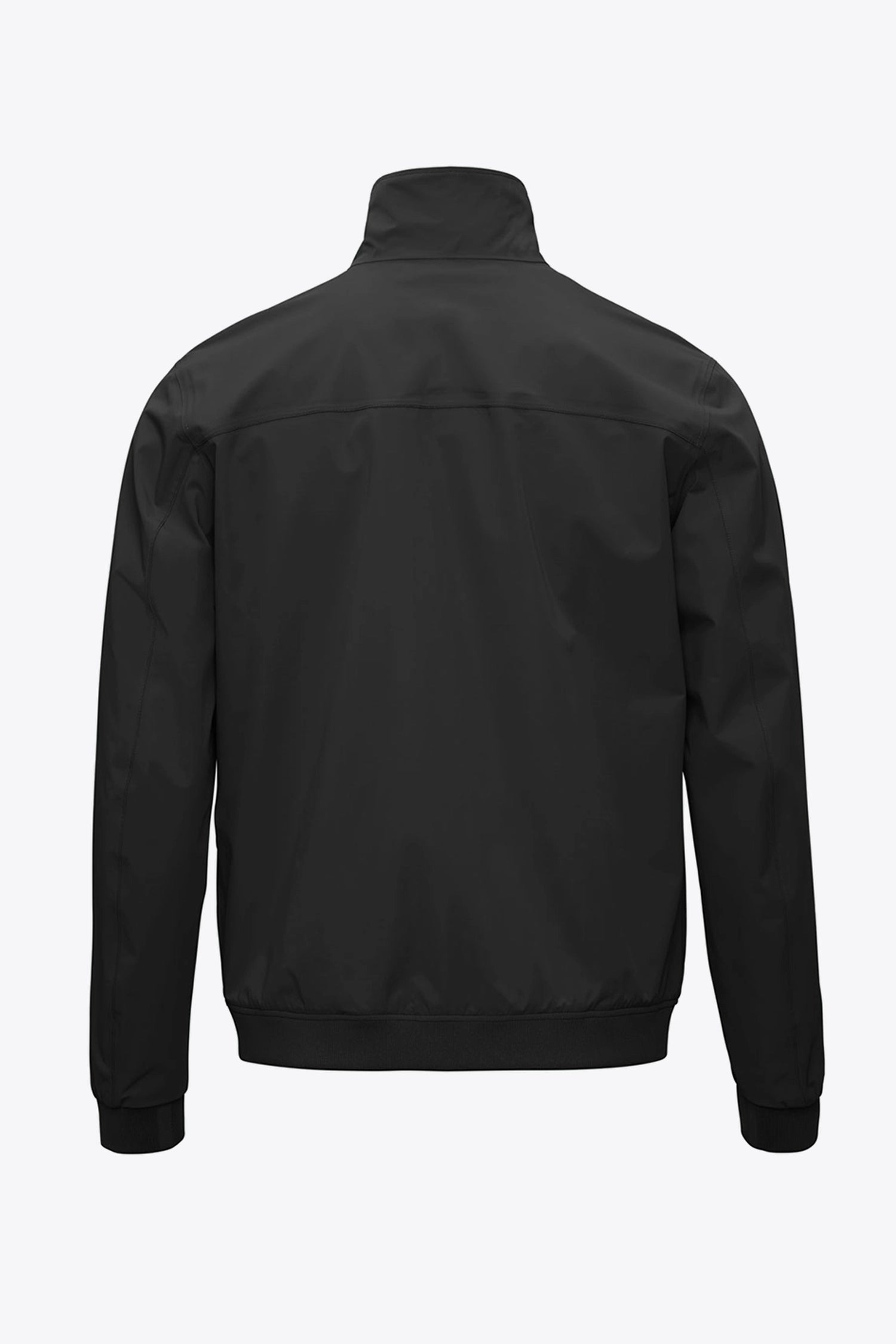 Back view of the Era Apex Graphite Jacket highlighting the sleek design and lightweight fabric.