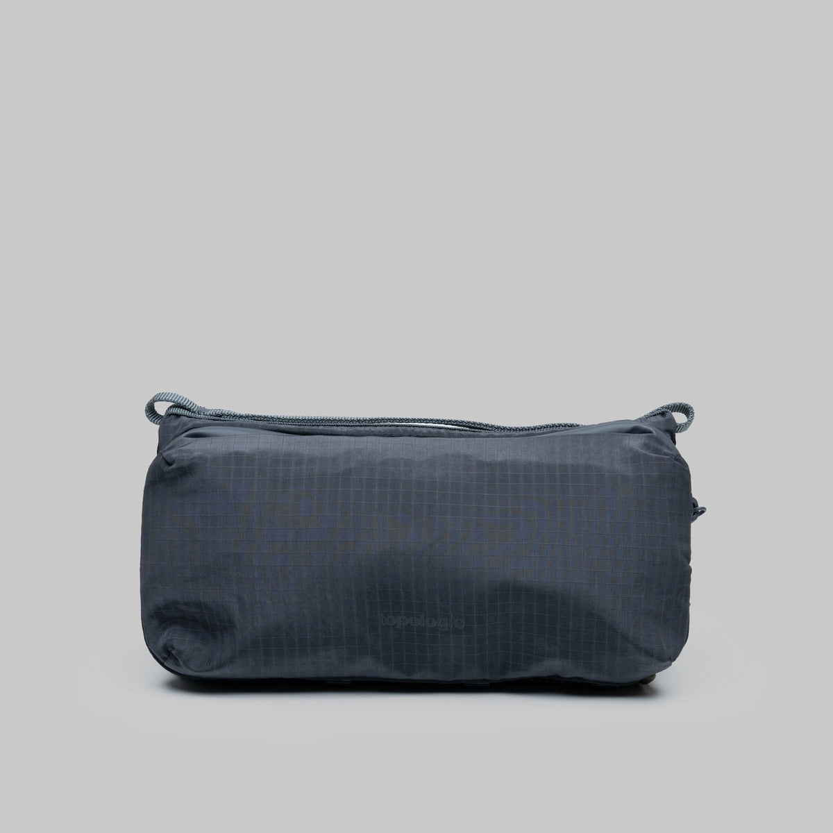 Bottle Sacoche Medium Burnt Ash Vintage Ripstop Bag in water repellent fabric with zipped compartments