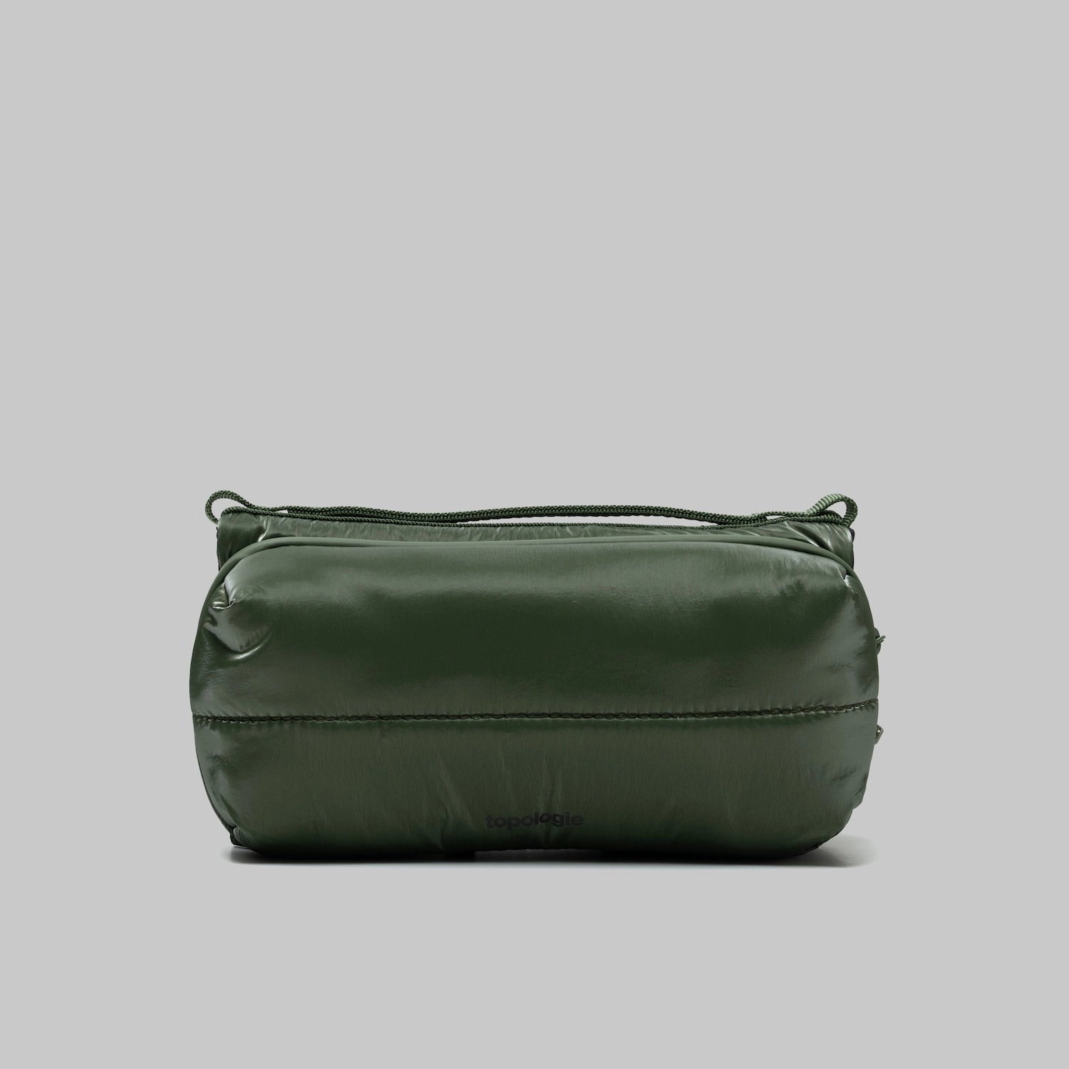Bottle Sacoche Medium Deep Forest Metallic Puffer Taske