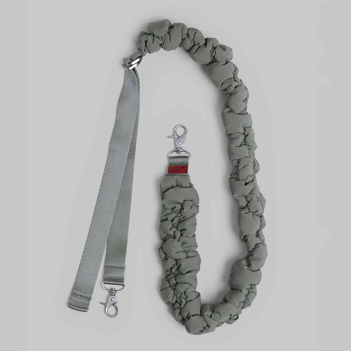Cloud Strap Moss Silky Peach adjustable strap with quick release clasp and plush texture for comfort.
