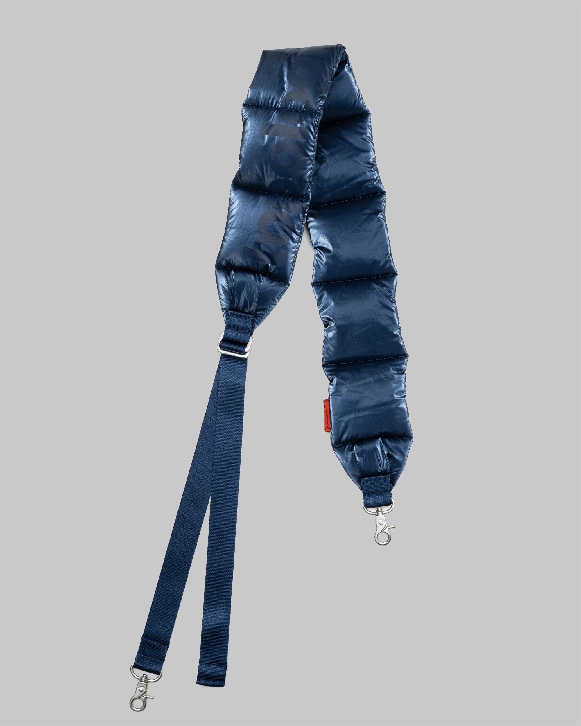 Puffer Strap Marine Blue Metallic Puffer Gurt