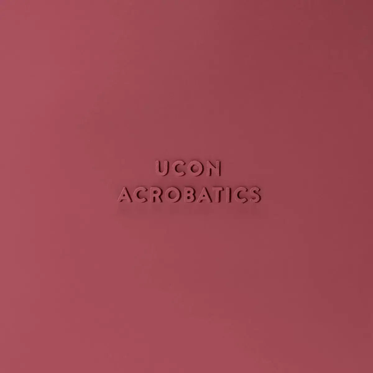 Hajo Mini Lotus Infinity Burgundy Backpack logo detail on burgundy background