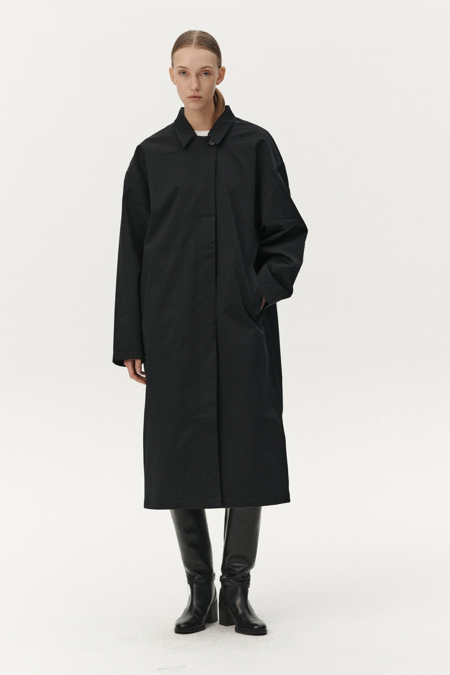 Janice B Ninspin Black Coat