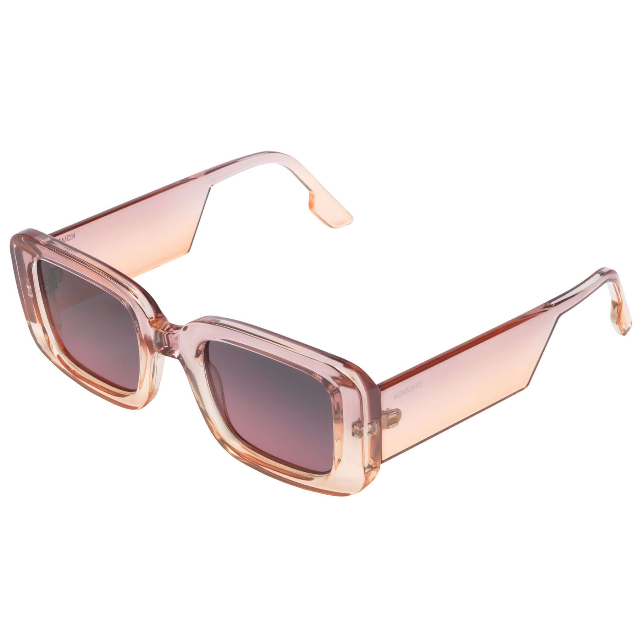 Avery Blush Sunglasses with UV 400 protection and eco-friendly design in elegant pink hues.