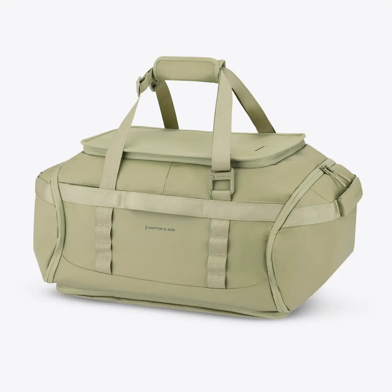 Kapten and Son Lisbon Duffel Backpack Dusty Pistachio_2