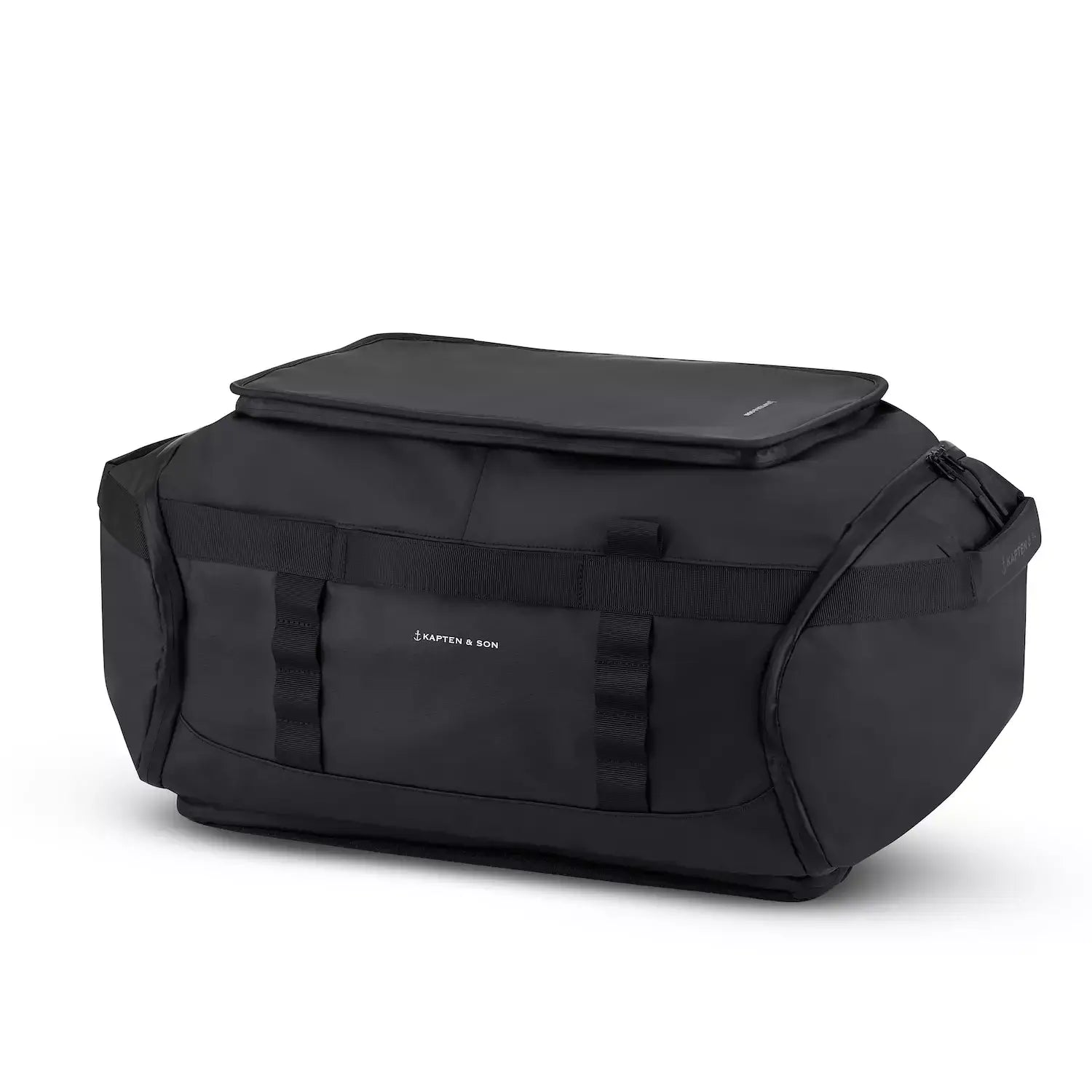 Kapten and Son Lisbon Duffle Backpack All Black_3