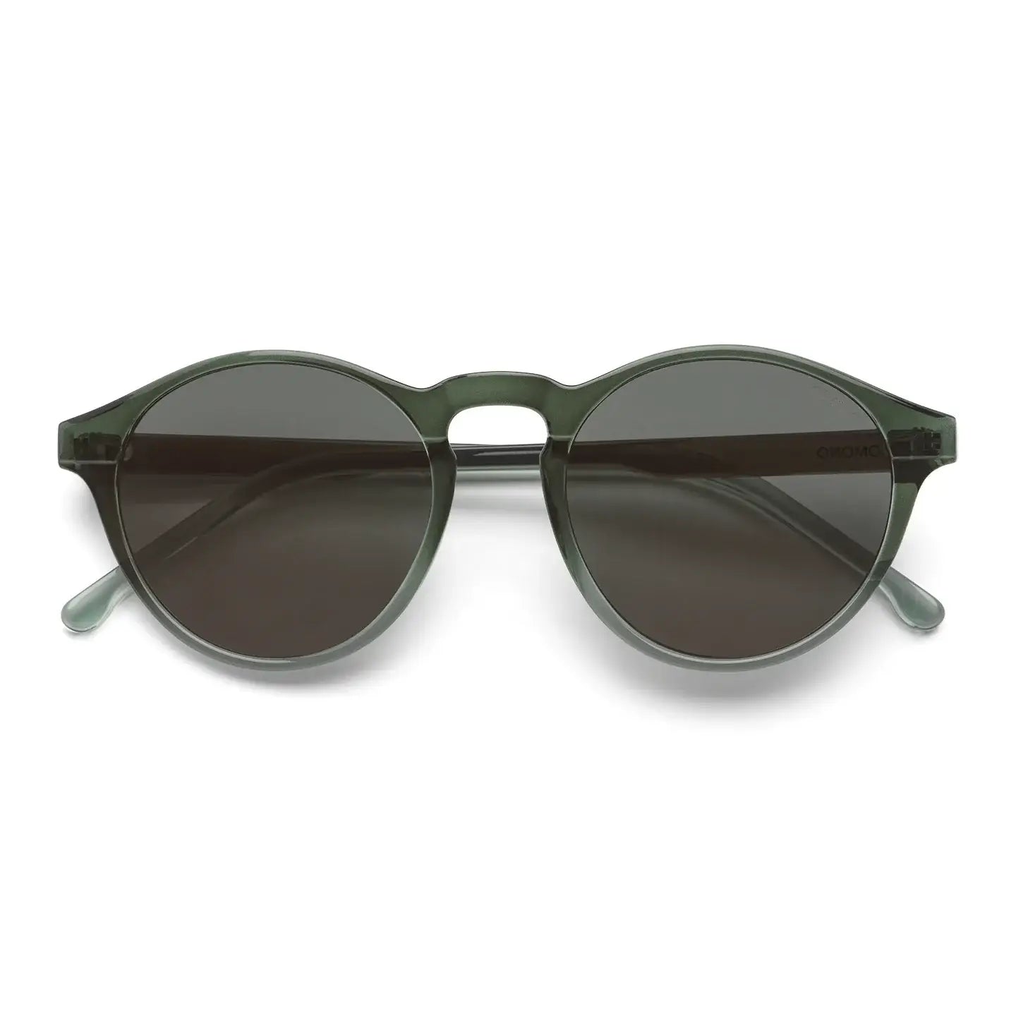 Devon Tealscale Sunglasses featuring a unisex design with UV 400 protection and eco-made bio nylon frame.
