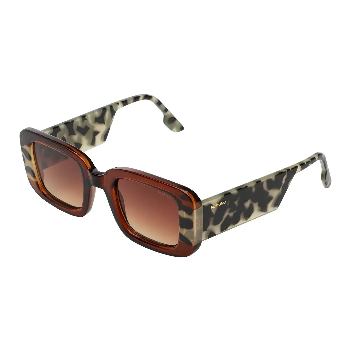 Avery Bronze Bobcoat Sunglasses with eco-made bio nylon frame and scratch resistant lenses.