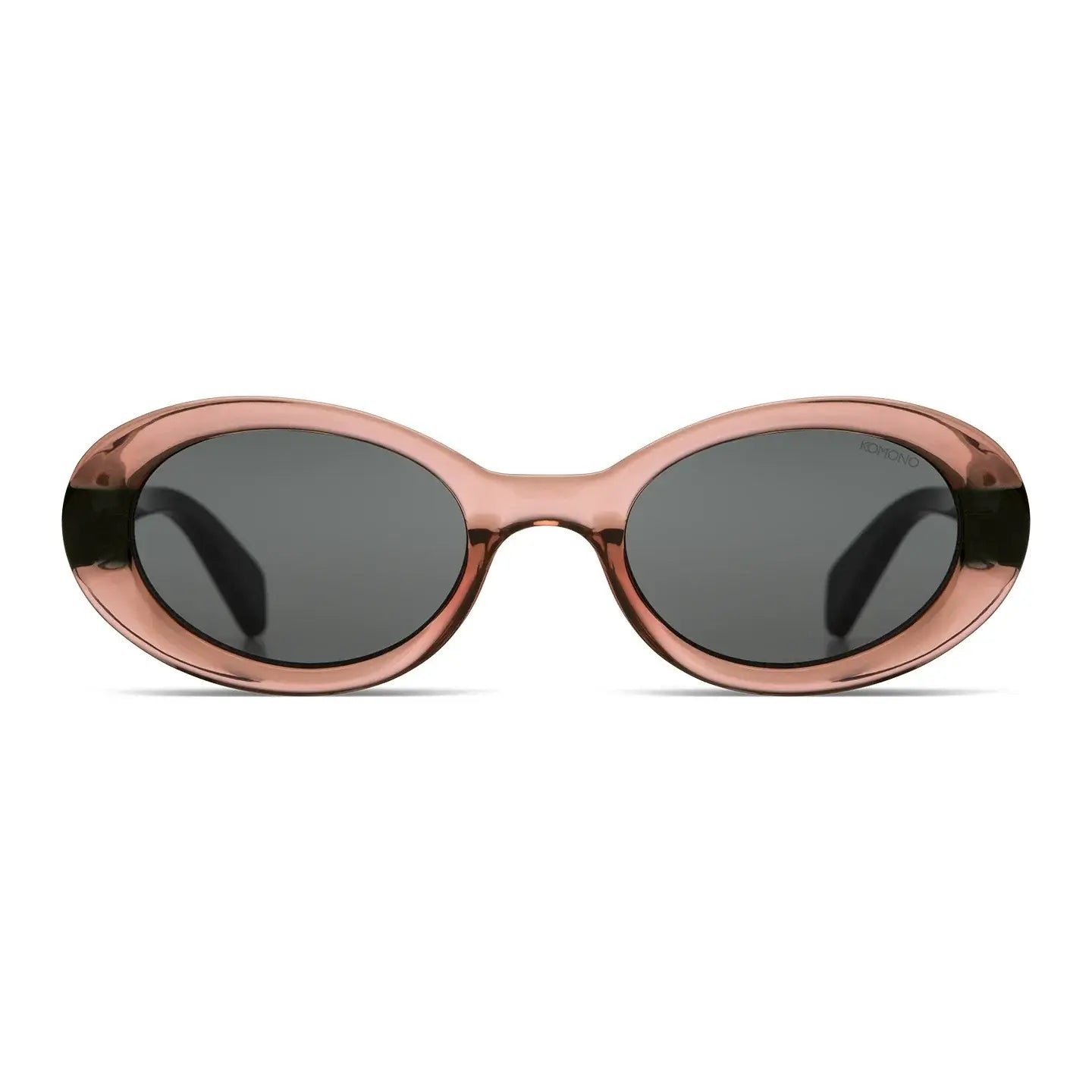 Ana Midnight Jam Sunglasses in pink with dark lenses, featuring UV 400 protection and eco-friendly materials.