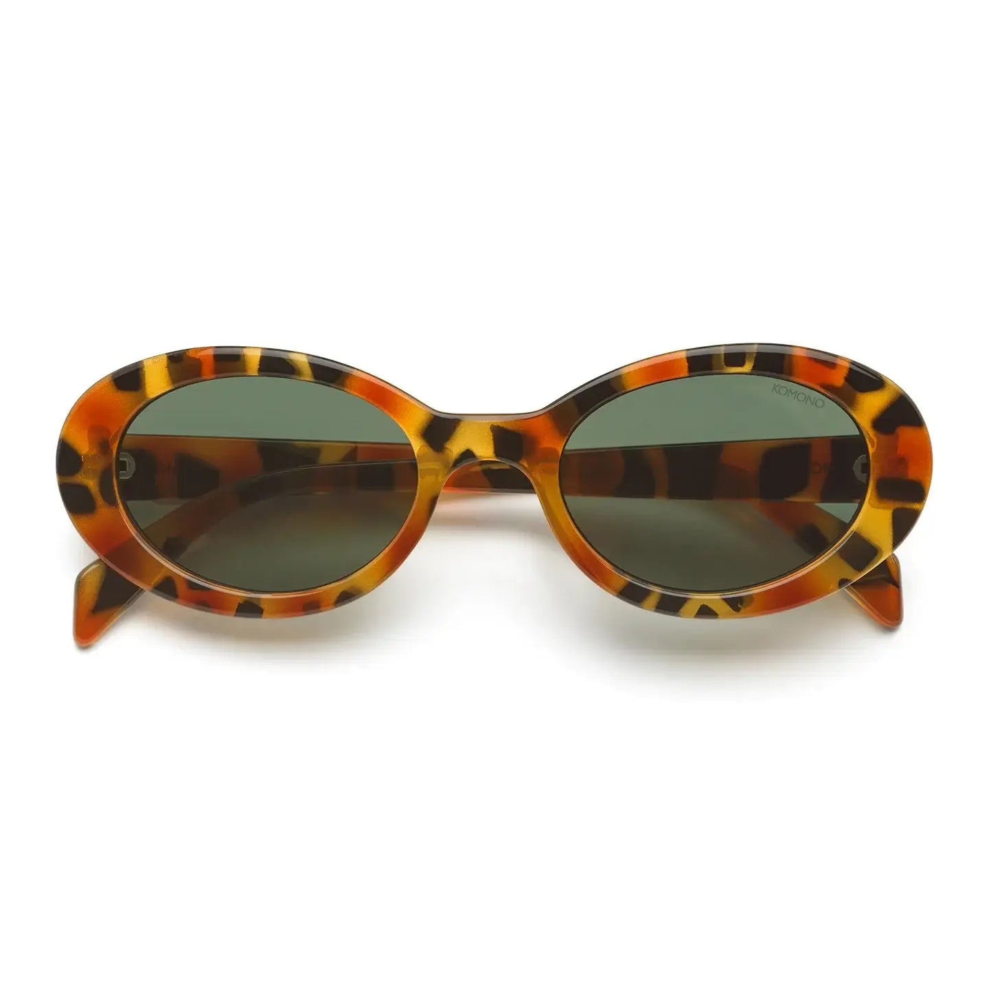 Ana Amber Shell Sunglasses with tortoiseshell frame and UV 400 protection lenses.