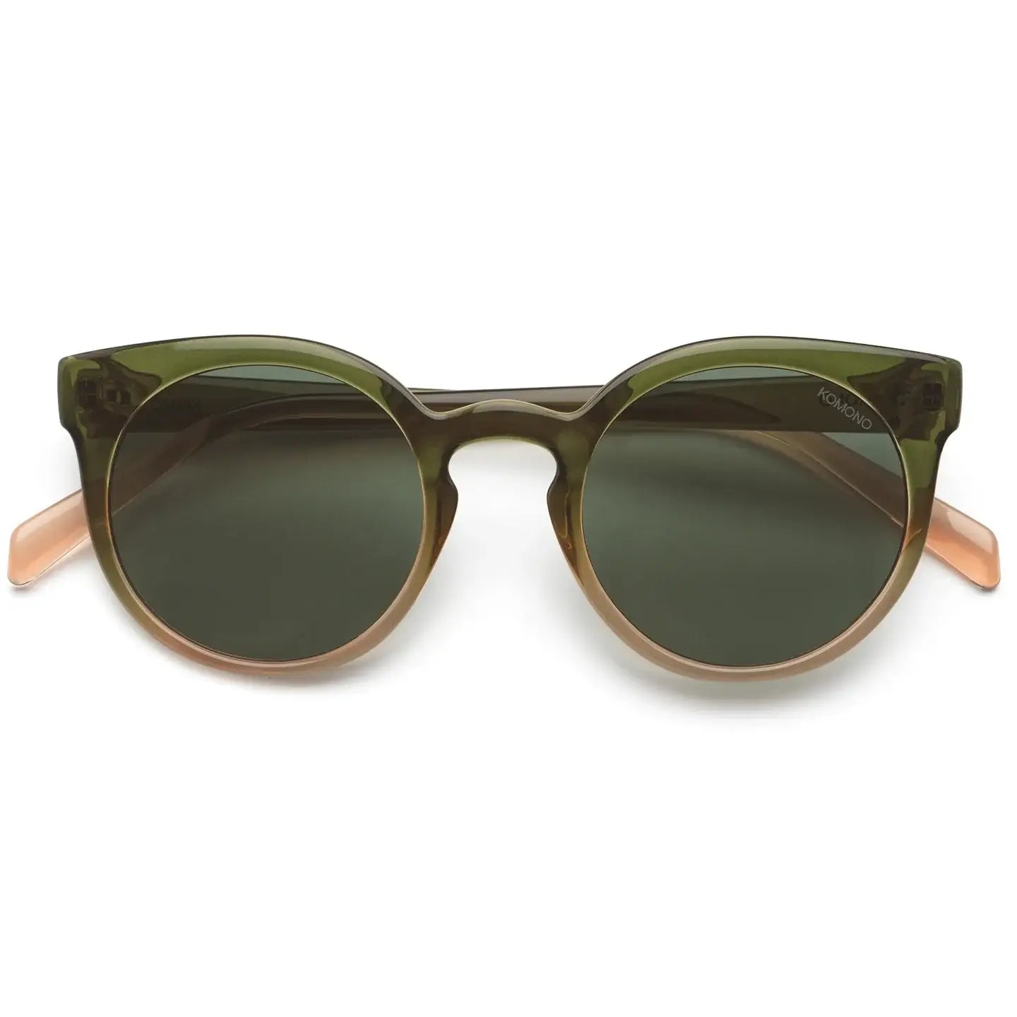 Lulu Pacific Sunset Sunglasses with cat eye design, UV 400 protection, eco-friendly bio nylon frame, and scratch resistant lenses.