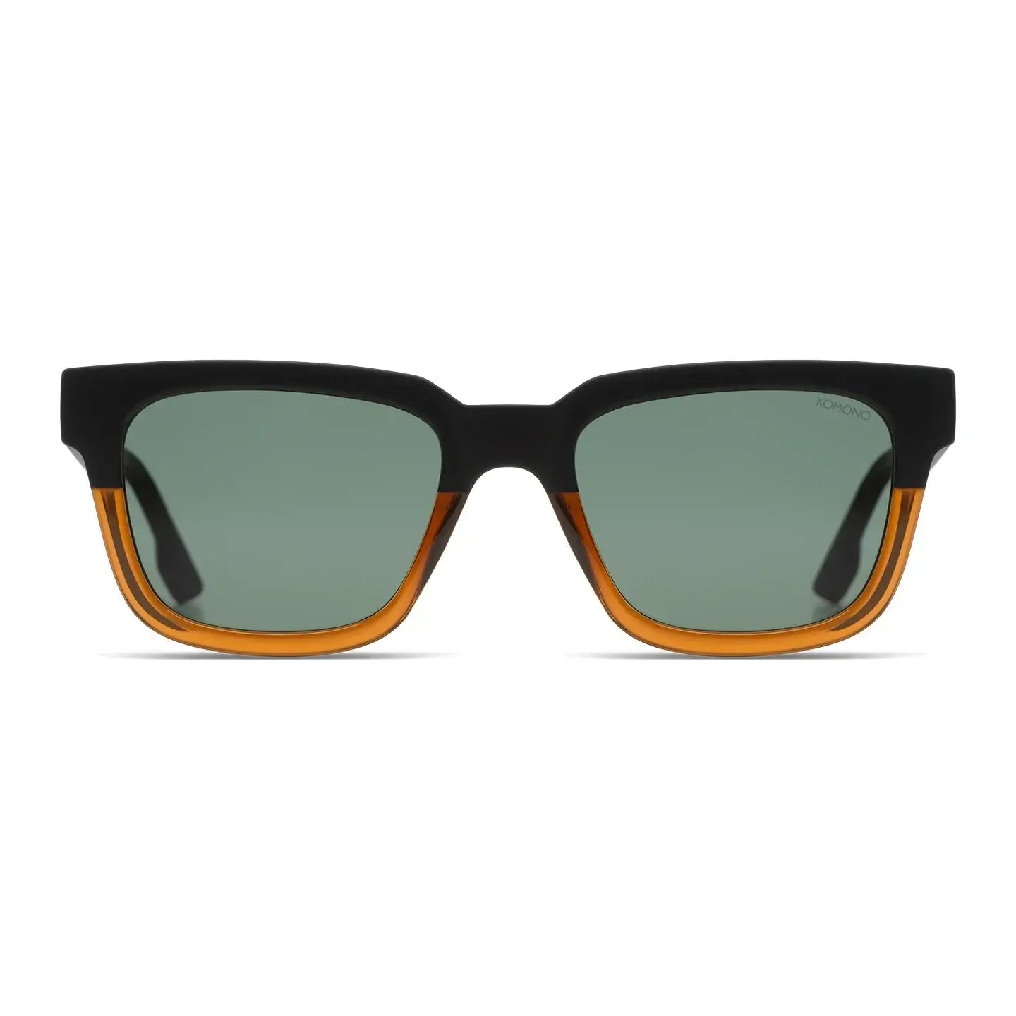 Bobby Bronze Carbon Sunglasses with UV 400 protection and eco-made frame in black and orange.