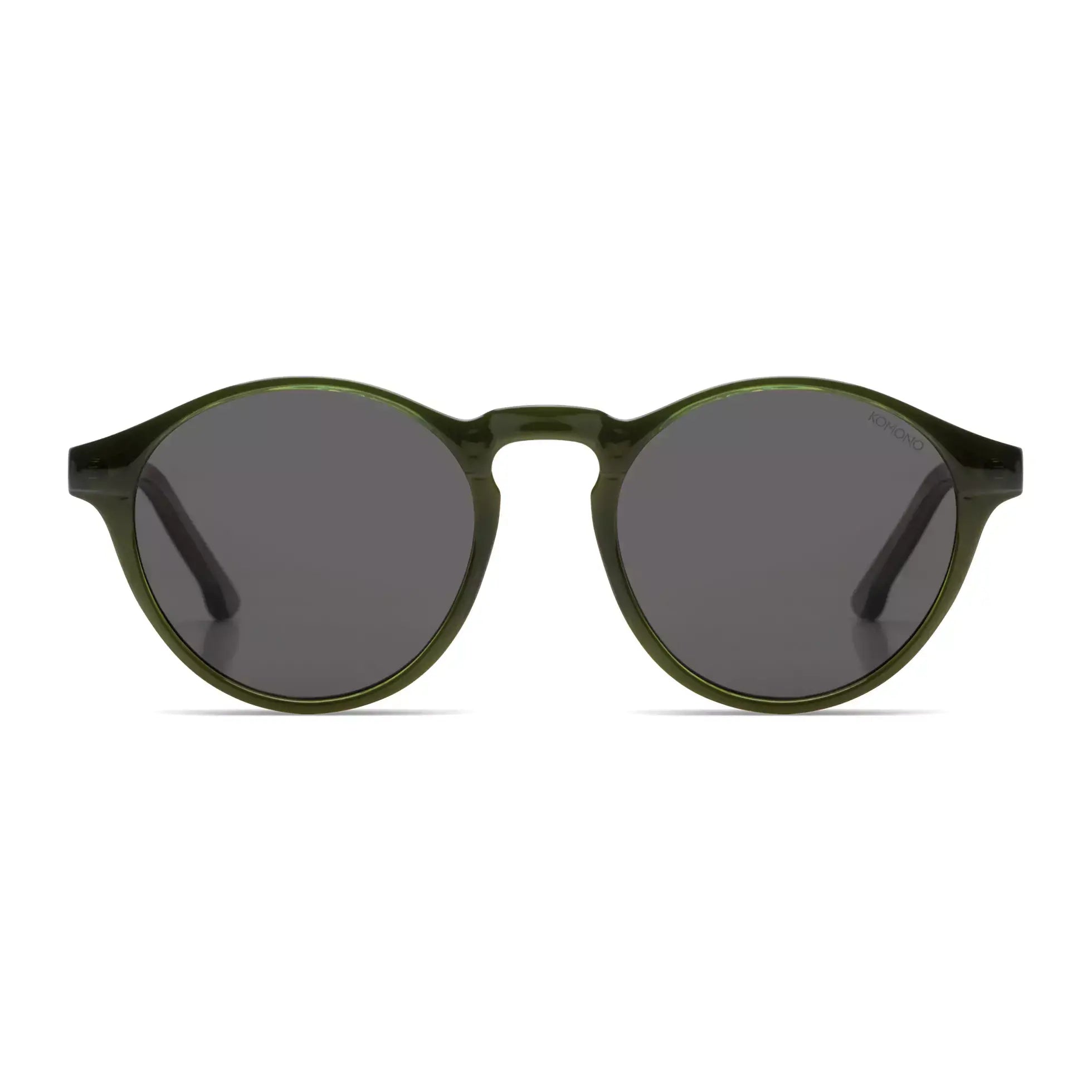 Devon Seaweed Sunglasses - Unisex model with UV 400 protection, solid smoke lenses and eco-friendly bio nylon frame.