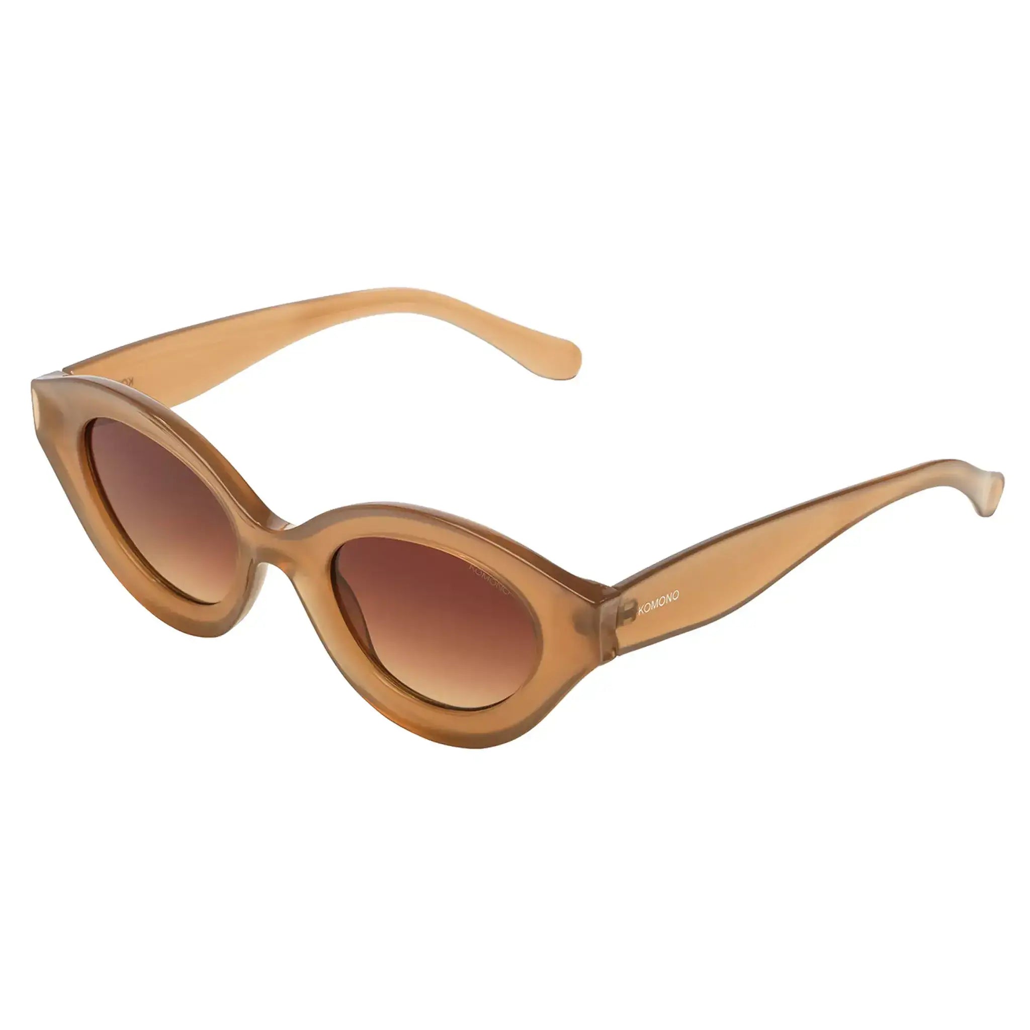 Grace Sahara Sunglasses with gradient brown lenses and eco-made frame for UV protection