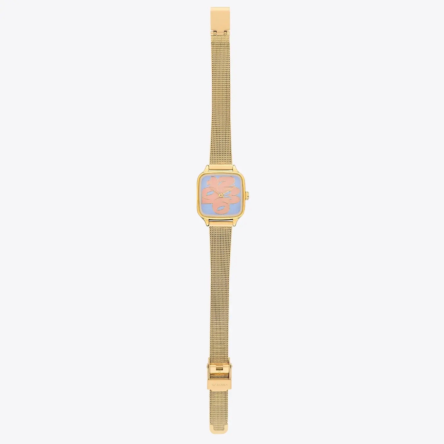 Kate Cameo Royale Gold Sky Watch featuring a stainless steel strap and a stunning display.