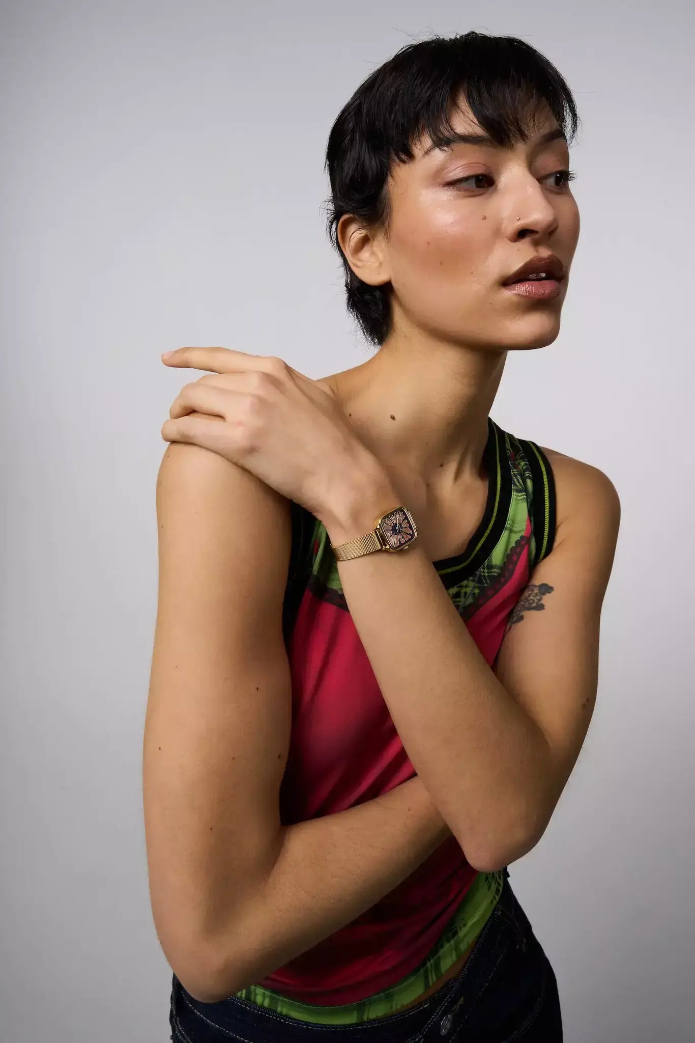 Komono Kate Flower Royale Gold Blue Rose_3