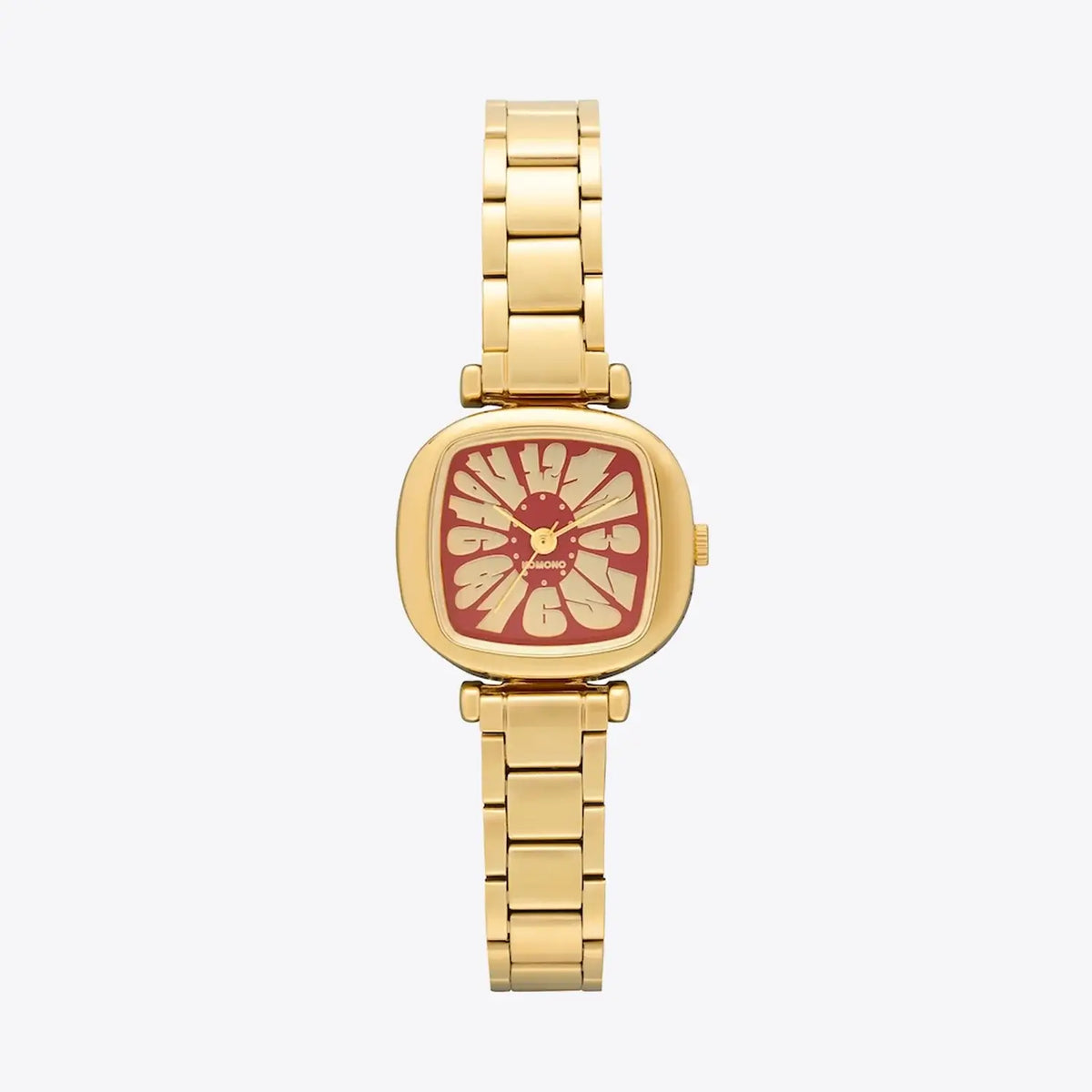 Komono Moneypenny Flower Tire Gold Bordeaux Watch FREE 24h