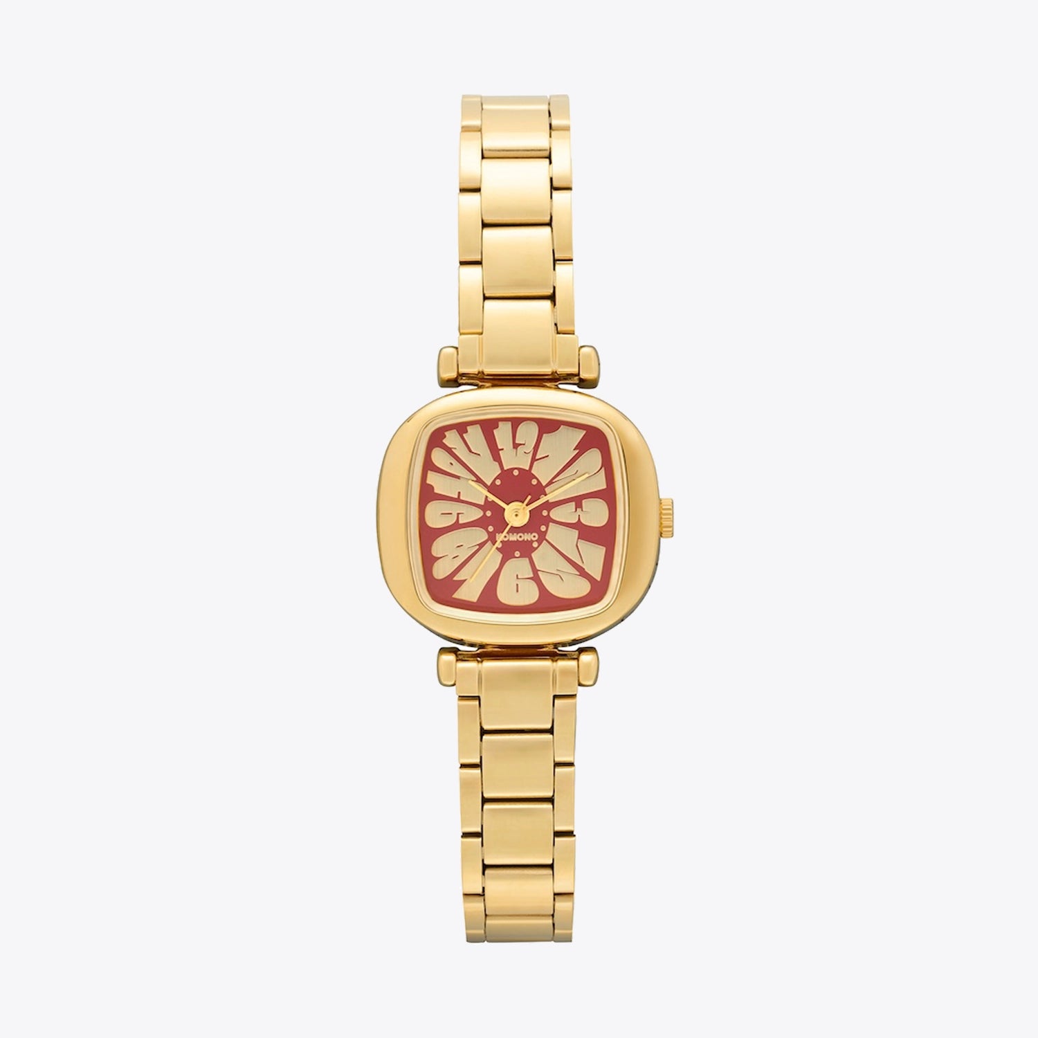 Komono Moneypenny Flower Tire Gold Bordeaux_1