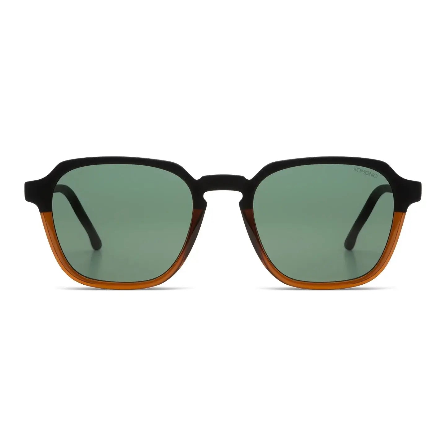 Matty Bronze Carbon Sunglasses with eco-made frame and UV 400 protection, featuring scratch resistant lenses, unisex style.