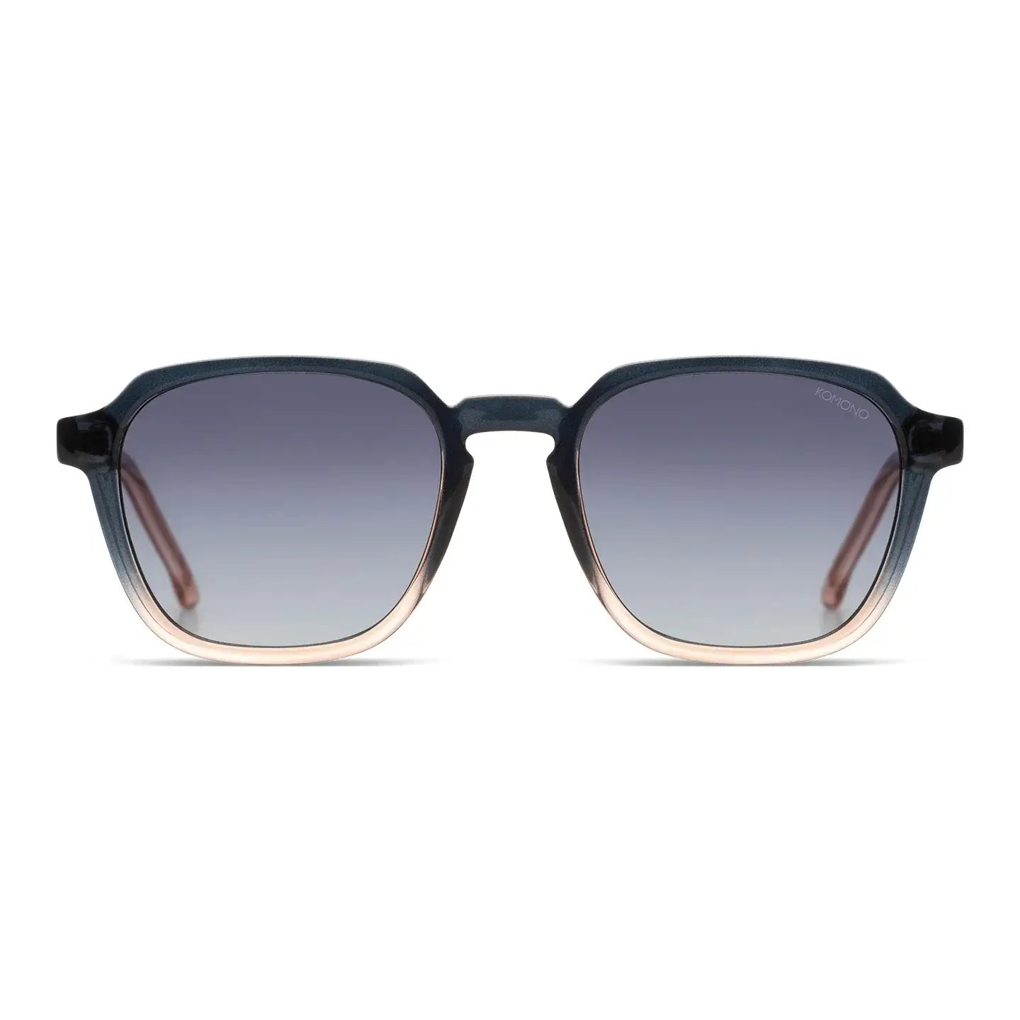 Matty Atlantic Sunset Sunglasses with a scratch-resistant lens and eco-made frame, front view, stylish unisex eyewear.