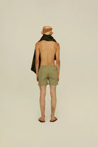 OAS Green Nylon Swim Shorts_5