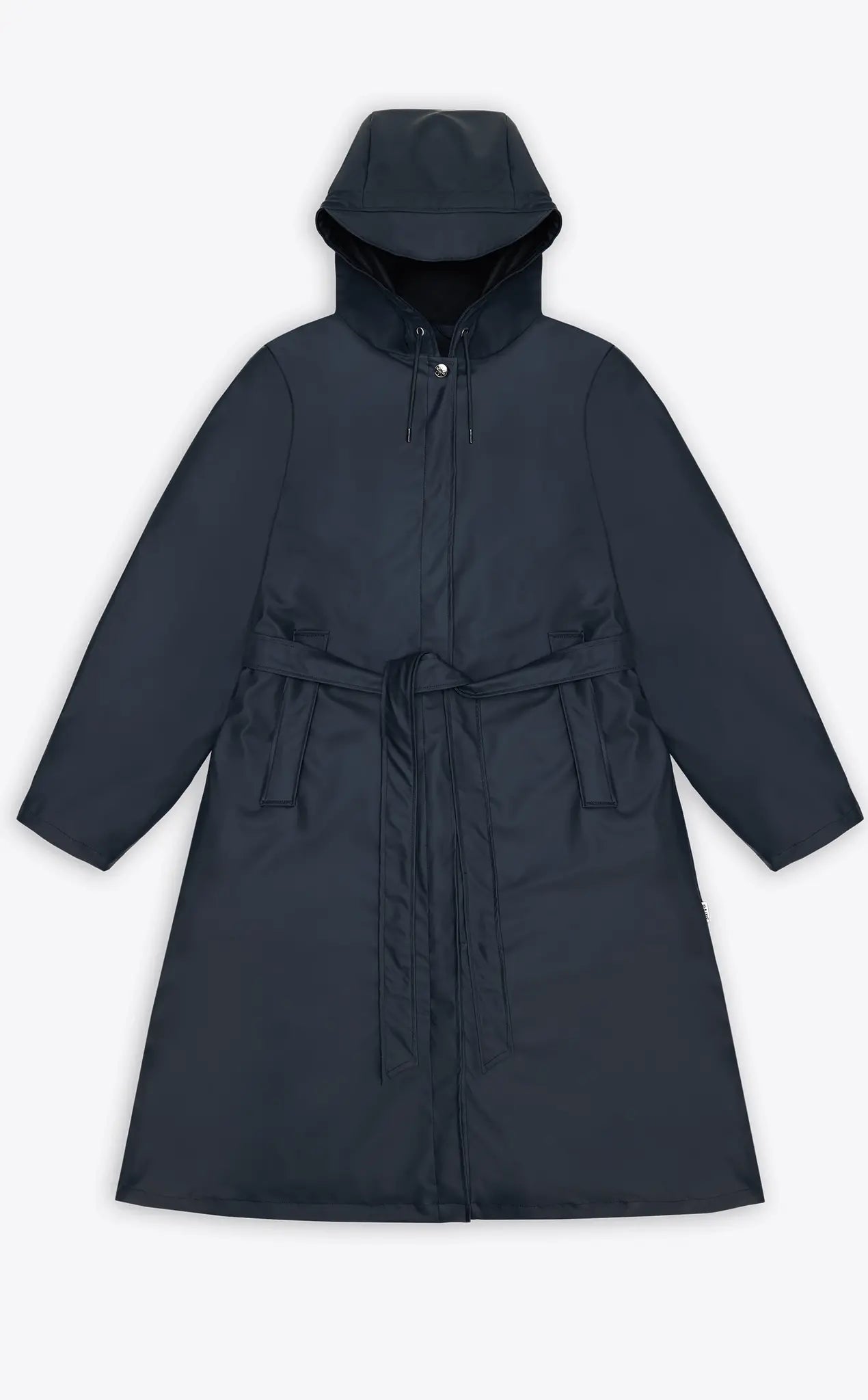 Rains A-Line Longer W Jacket Navy_1
