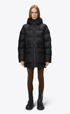 Rains Alta Long Puffer Cargo Jacket Black_2