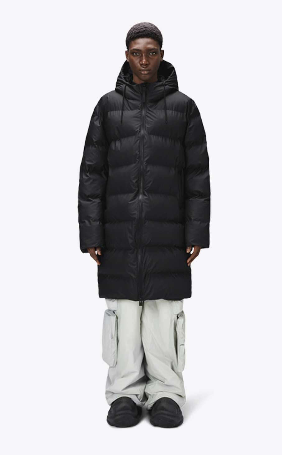 Rains Alta Long Puffer Jacket Black_2