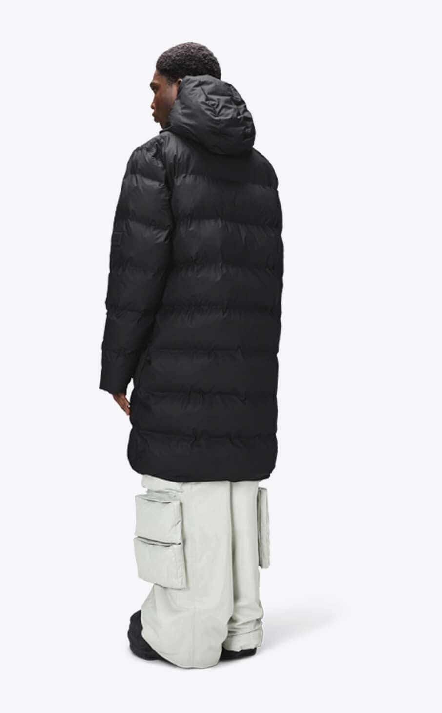 Rains Alta Long Puffer Jacket Black_3