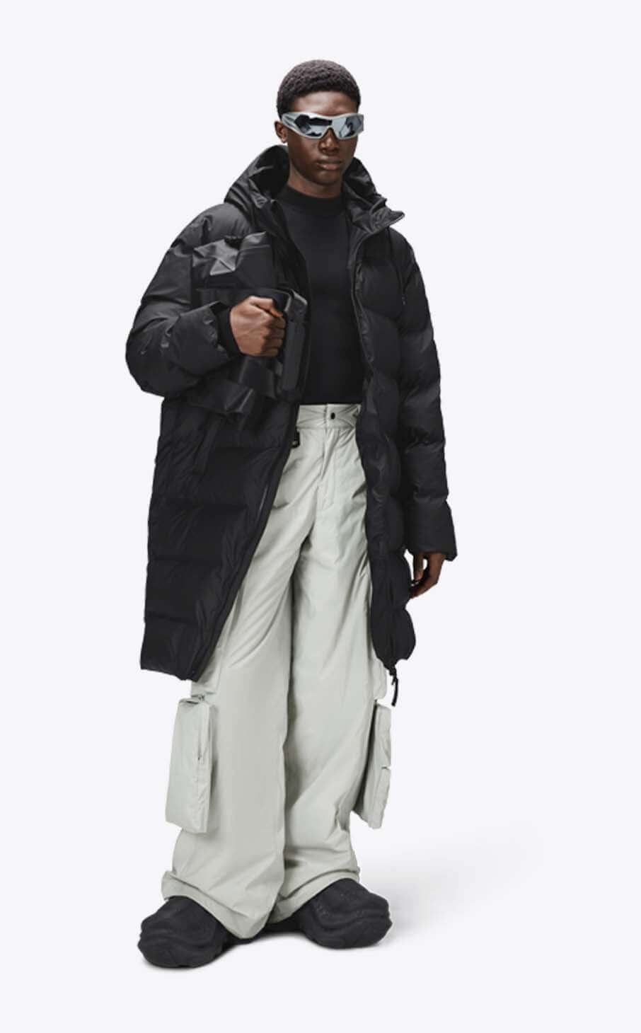 Rains Alta Long Puffer Jacket Black_4