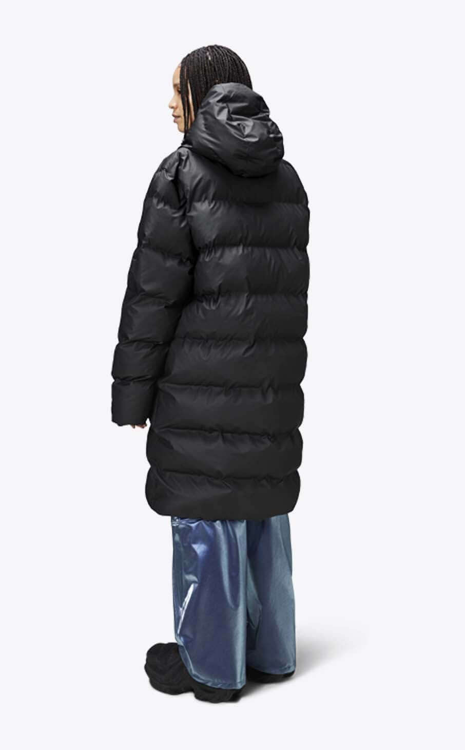 Rains Alta Long Puffer Jacket Black_6