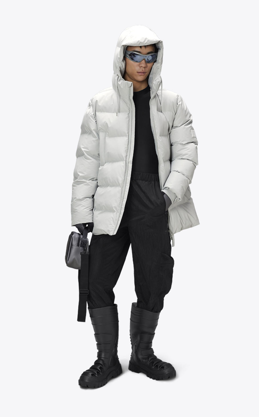 Rains Alta Puffer Parka Ash_5