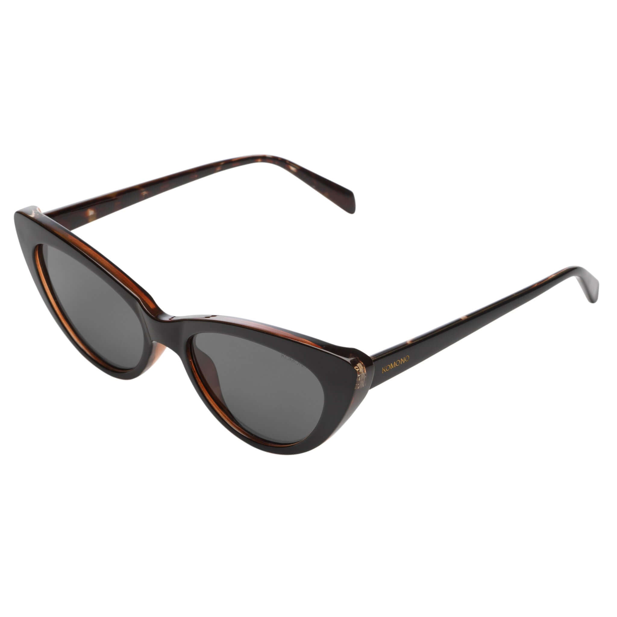 Rosie Black Tortoise Sunglasses featuring UV 400 protection and smoke lenses, stylish and eco-friendly design.