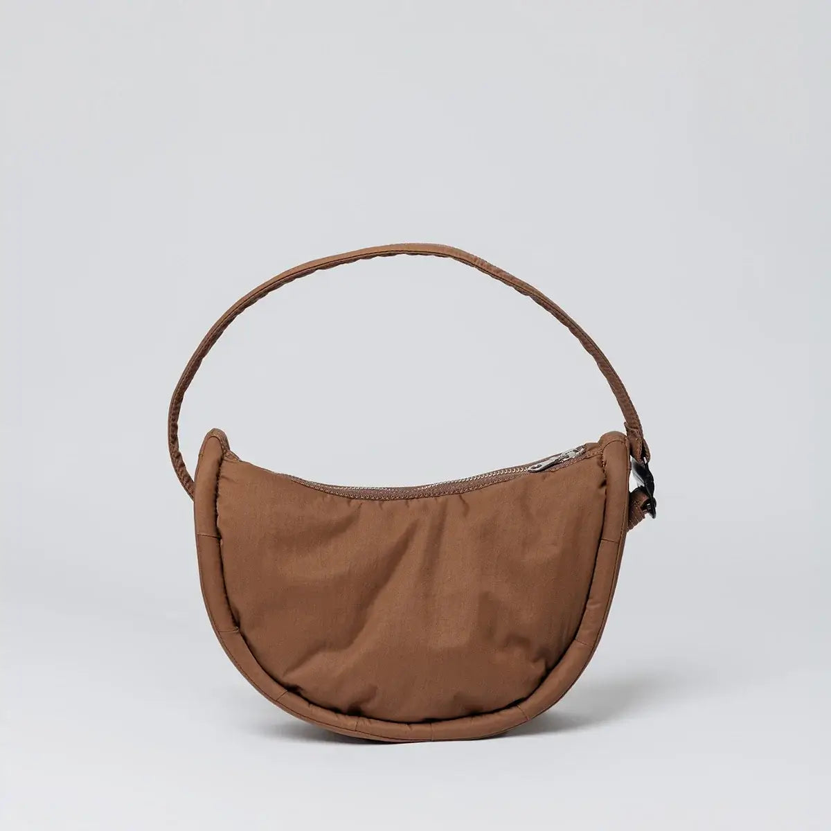 Curve Crossbody Round S Dark Taupe Shoulder Bag in a lightweight water-resistant design.
