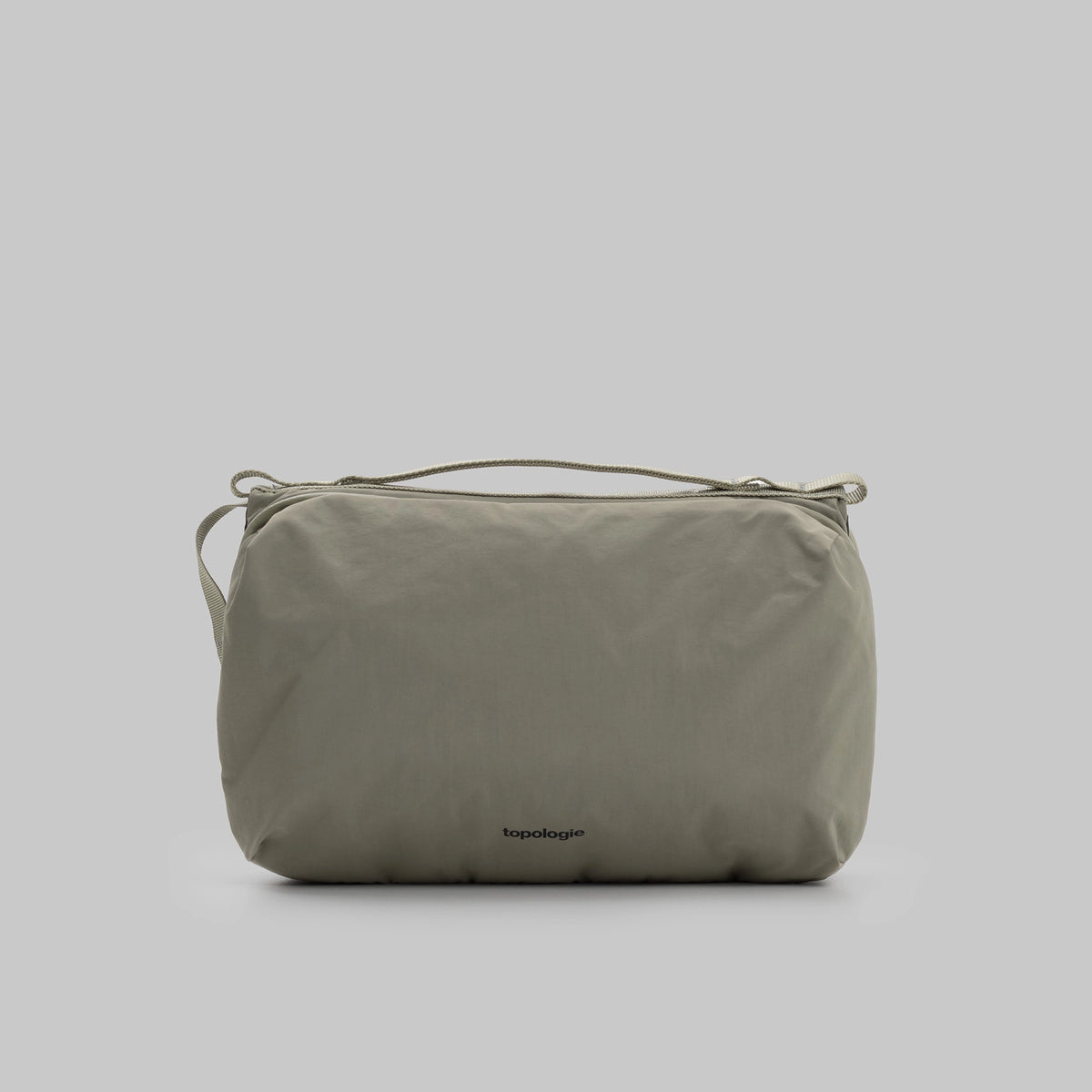 Topologie Bottle Sacoche Large Moss Papery Bag - FREE 24h delivery