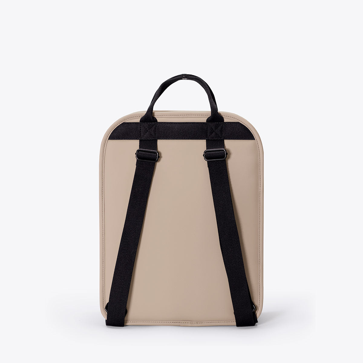 Alison Lotus Nude Backpack with adjustable straps and convenient handle for easy carrying.