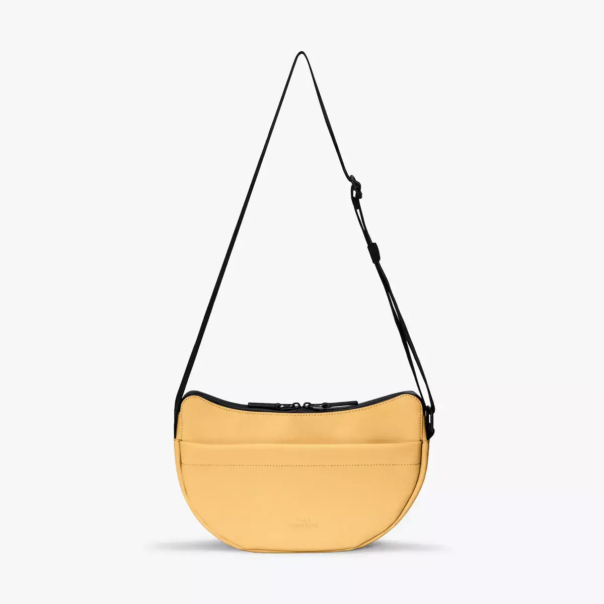 Alva Medium Lotus Infinity Lemon Shoulder Bag with adjustable strap and sleek design